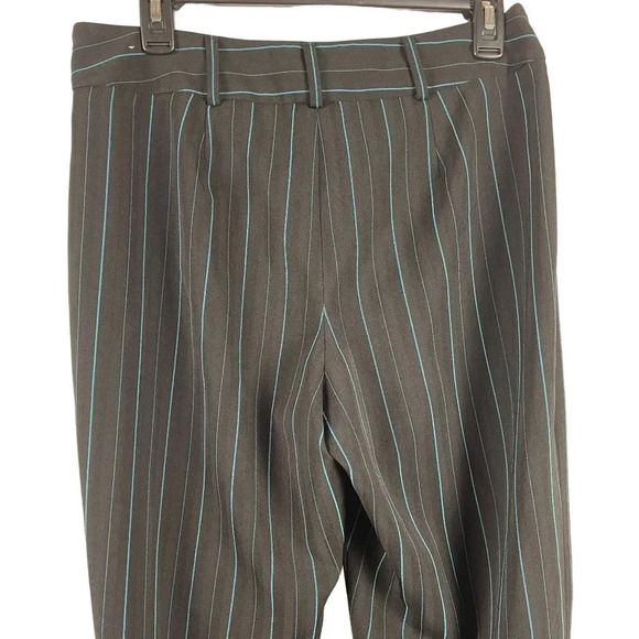 Cato Women High Rise Striped Wide Leg Pants Size 10 - Picture 10 of 10